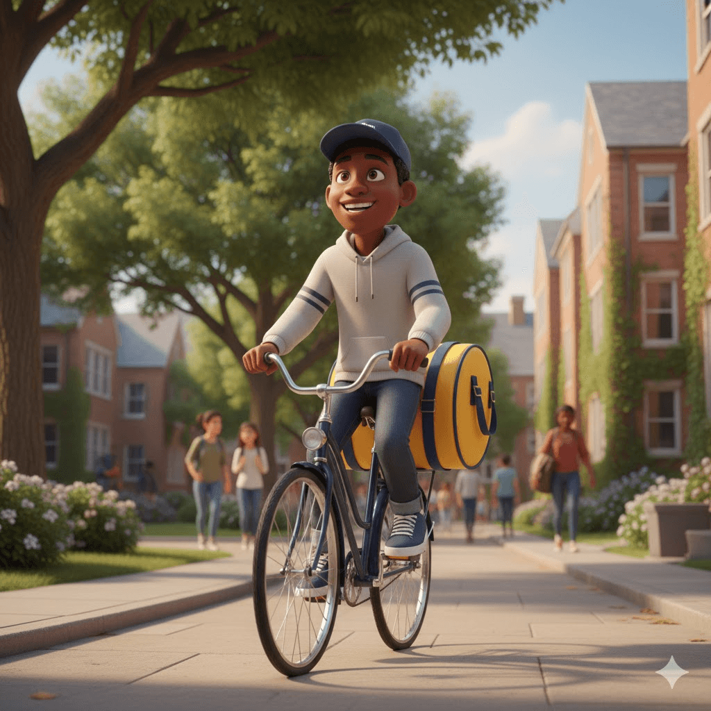 Food delivery on campus